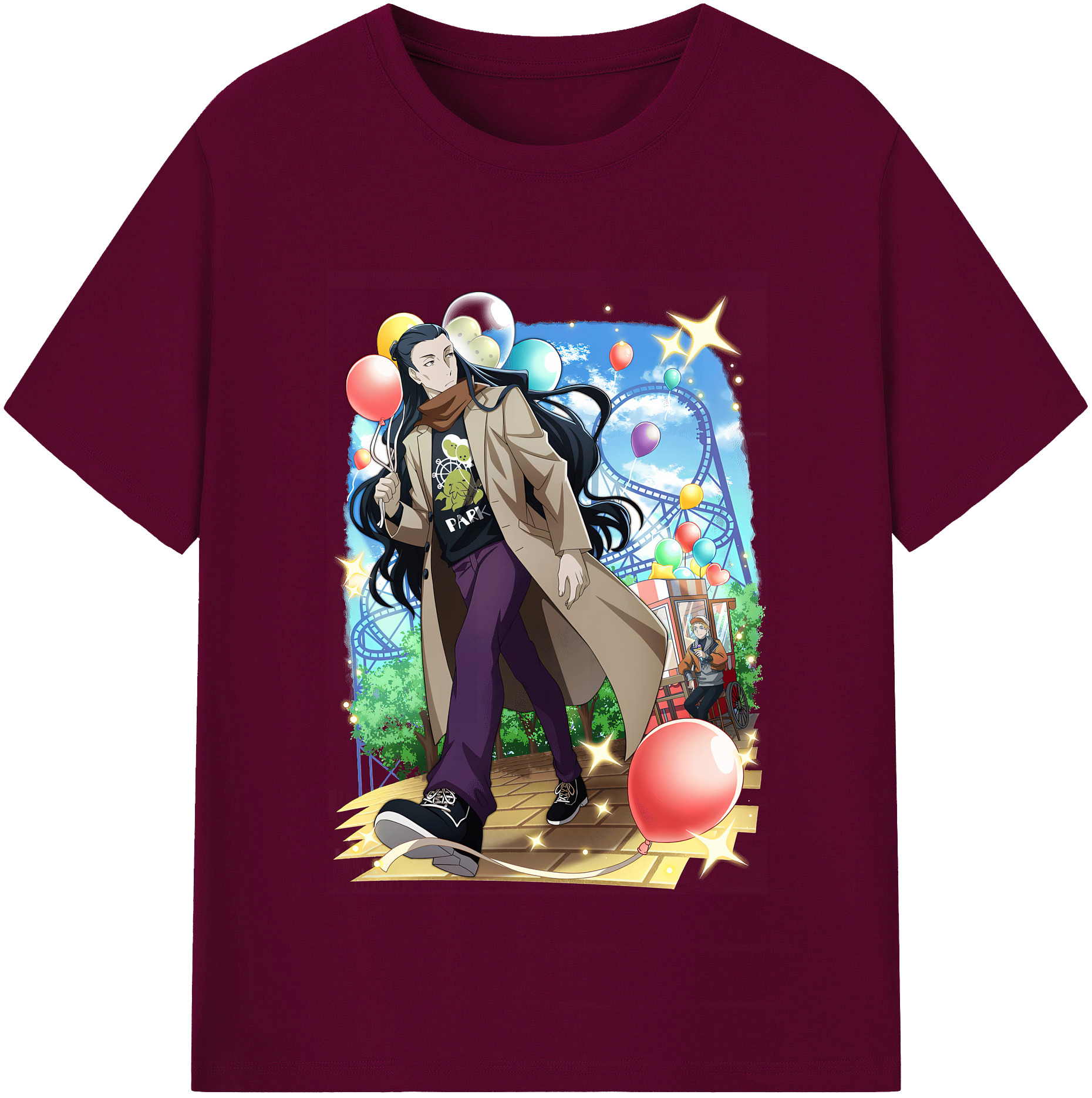 （画像用） 文豪ストレイドッグス Bungo Stray Dogs レディースカジュアルプリントTシャツ（綿100％）